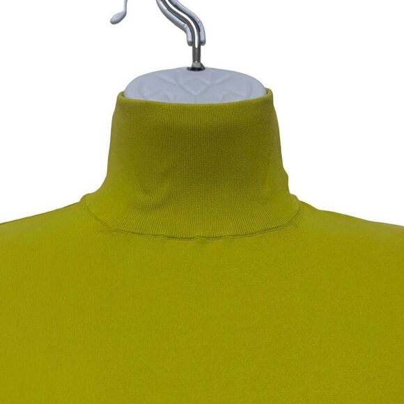 Bottega Veneta XS Technoskin Sweater Kiwi Green Turtleneck Long Sleeve NWT Italy - Picture 3 of 15